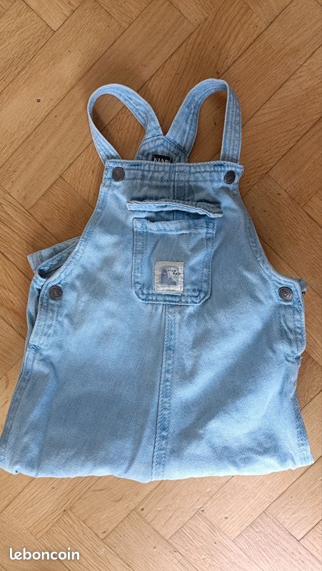 Salopette jean 18M 86cm (image 2)