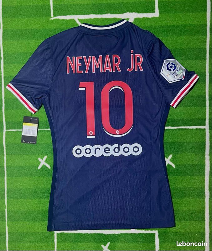 Flocage Officiel PSG Neymar 2021/2022 - Taille Adulte - Ligue 1 - Neuf Sans Boîte