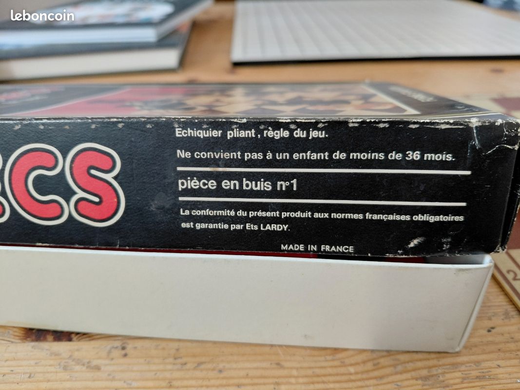 Jeu d'échecs en buis n°1 (image 3)