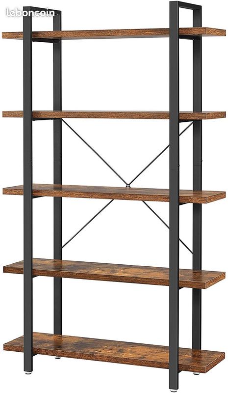 Étagère industrielle métal bois (image 6)