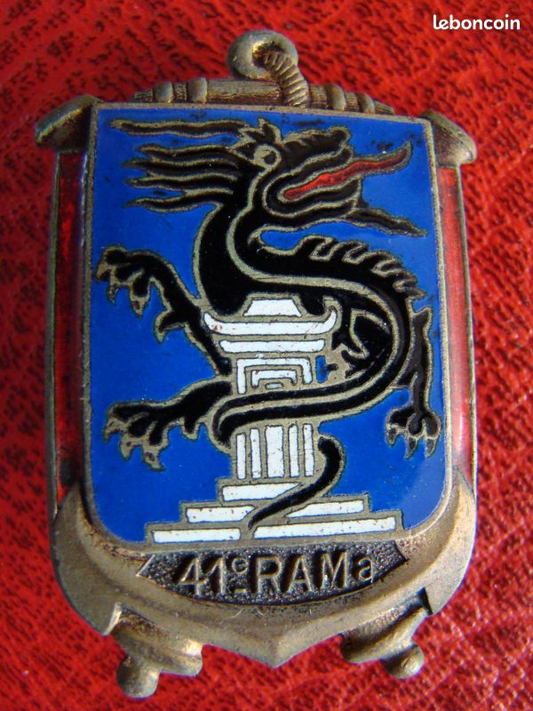 INSIGNE ARTILLERIE 41e RAMA (image 1)