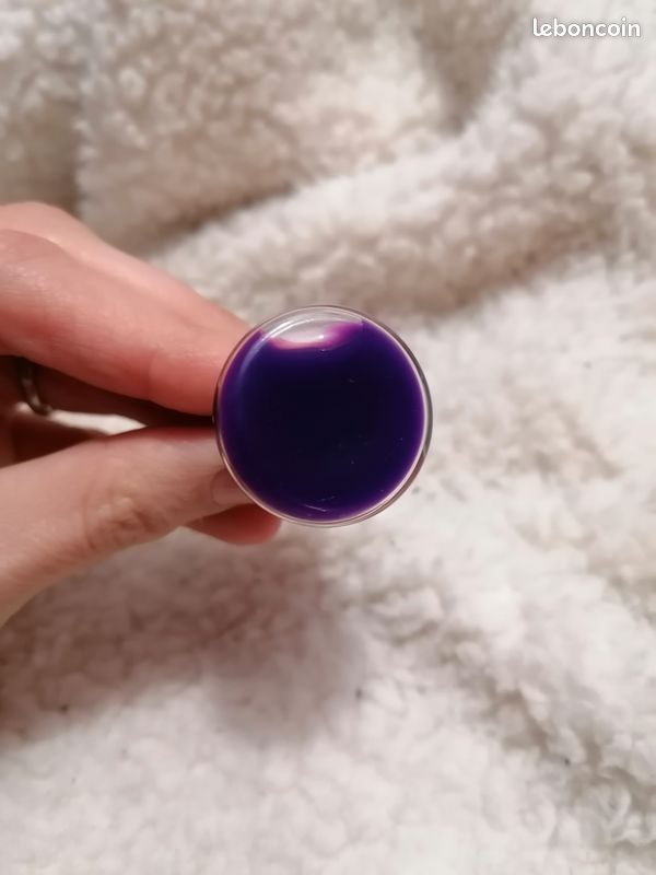 Bague Pylônes violette (image 1)