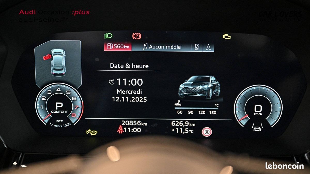 AUDI A3 Berline TFSI Mild Hybrid 150 S tronic 7 S line (image 23)