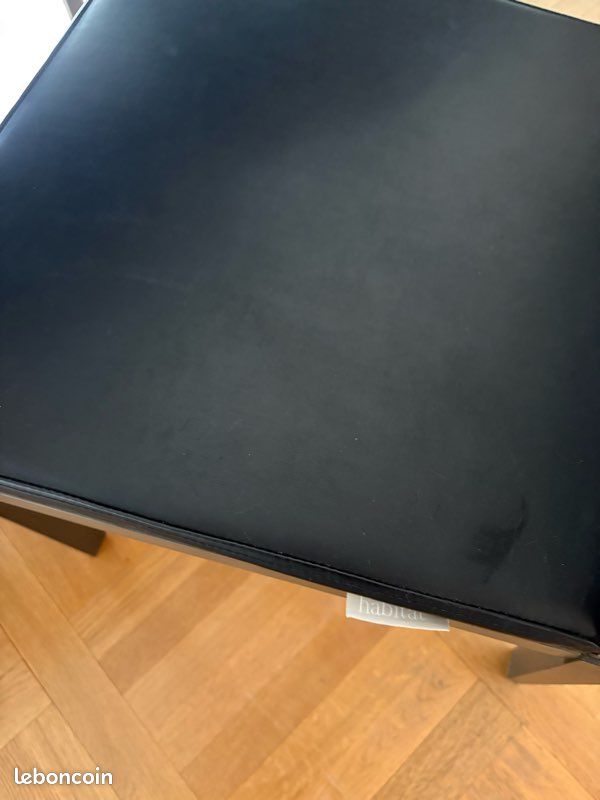Table salle à manger HABITAT avec chaises (image 7)