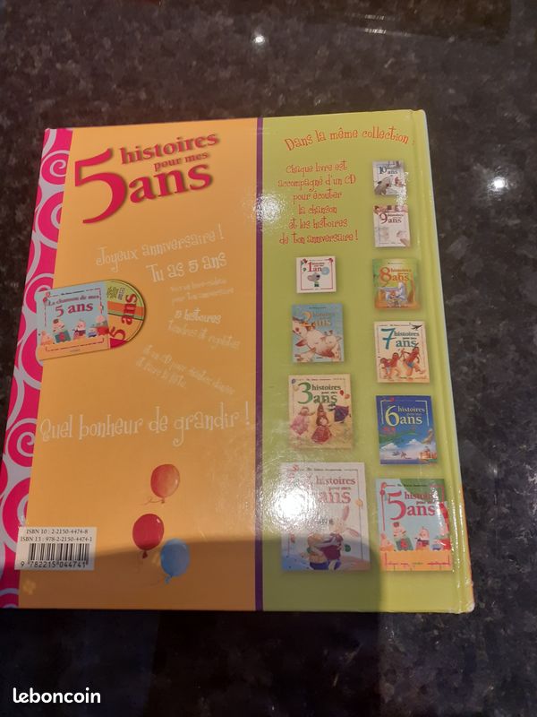 Livre - 5 ans plusieurs histoires (image 1)