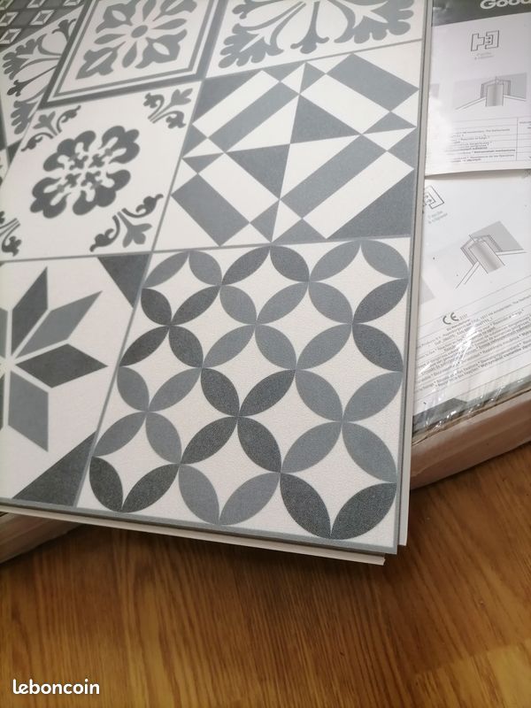 Dalle murale pvc carreaux de ciment (image 4)