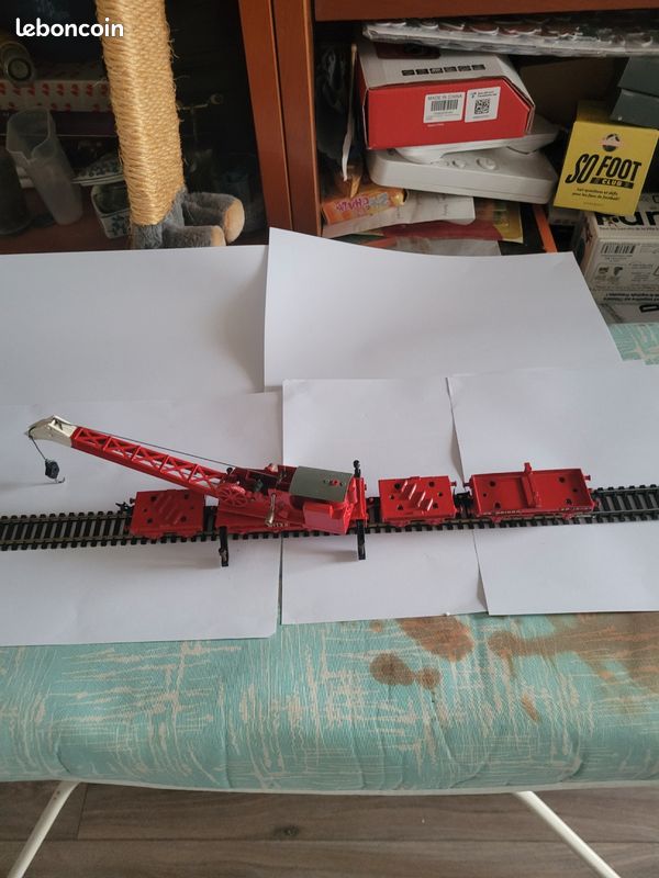 HORNBY ÉCHELLE O WAGON GRUE TRÈS BON ÉTAT