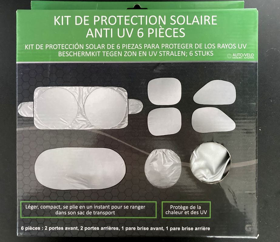 Kit de protection solaire 6 pièces auto - Équipement auto