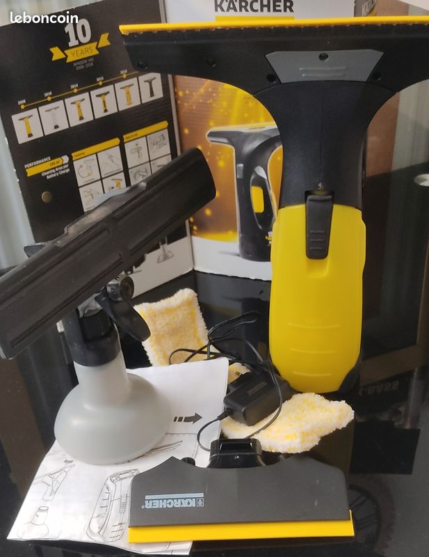 Live-vitres Karcher wv2 avec accessoires sur les photos , comme neuve utilisé une seule fois (image 1)