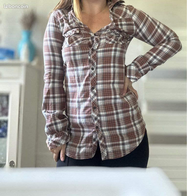 Chemise Cintrée Chemisier Bershka Bershka Blouse Texturée à