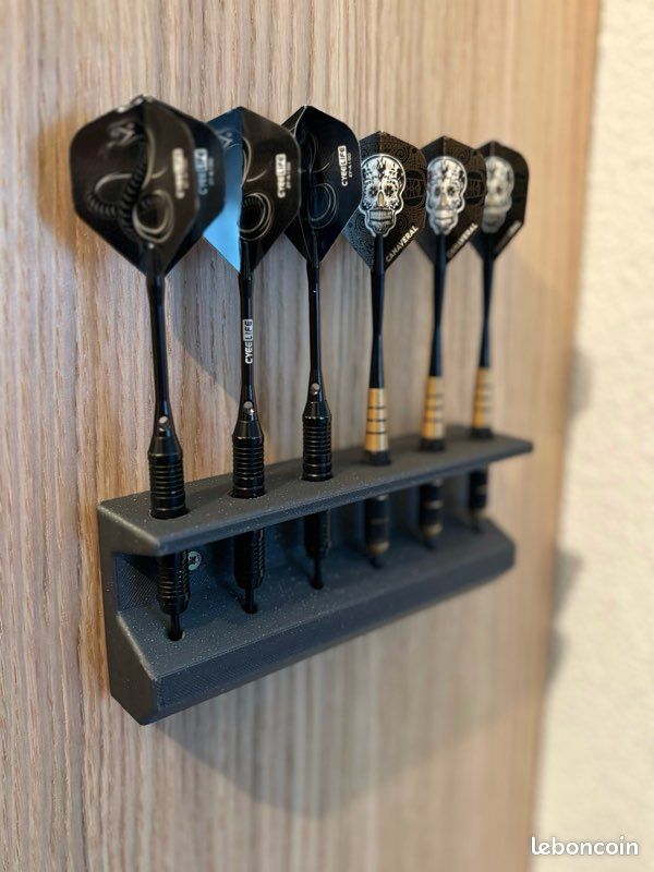 Support Fléchette Darts Support Mural Cible Fléchettes - Noir PVC Support Fléchette Darts Support Mural Cible Fléchettes - Noir PVC