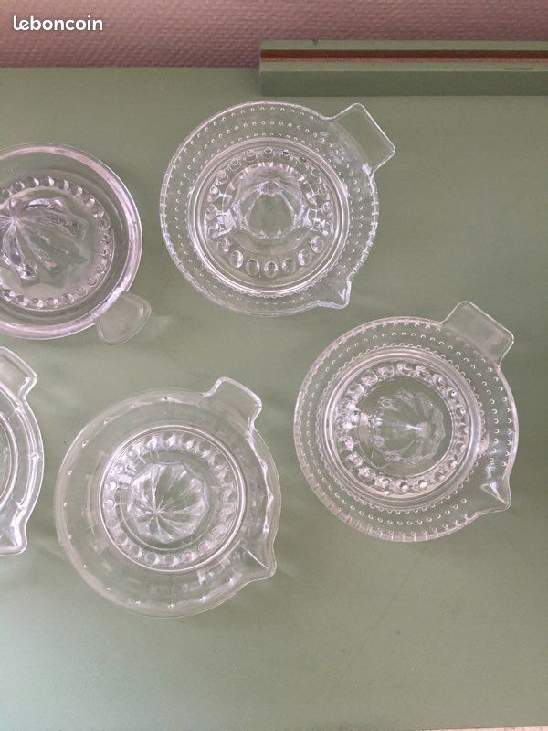 Presse citron en verre vintage (image 3)