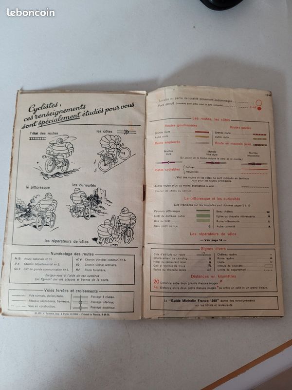 TRÈS BELLE CARTE Michelin n° 152. Sahara, L’Épopée Leclerc - 1948 EUR