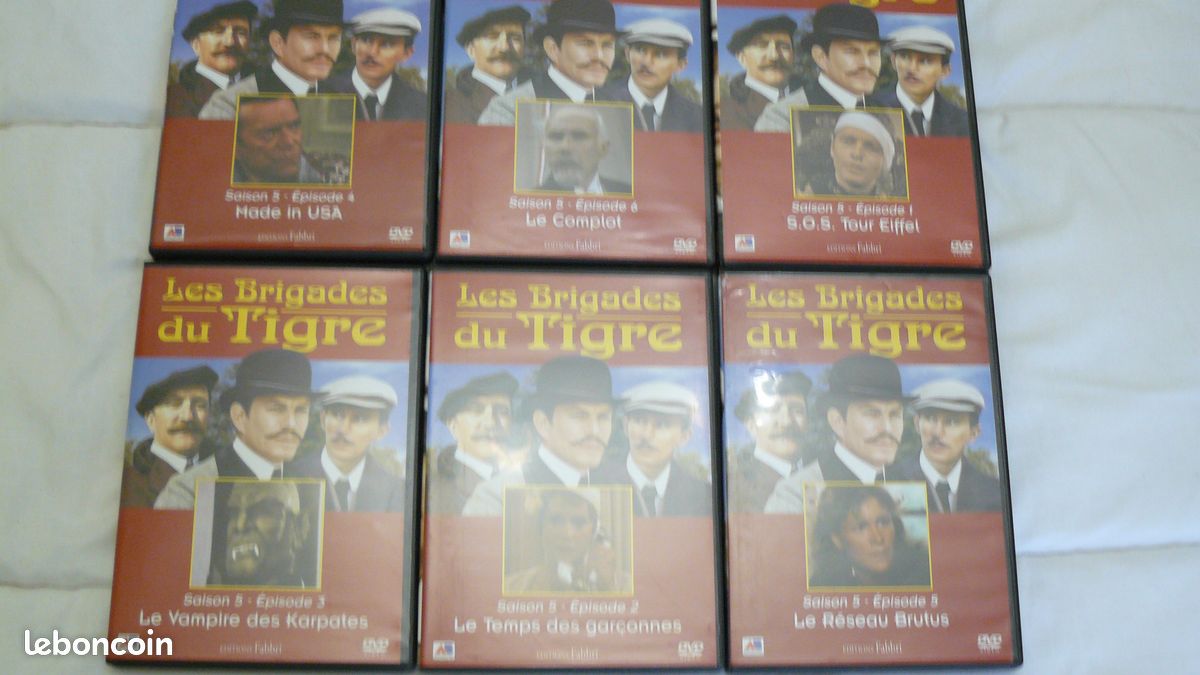 Dvd les brigades du Tigre (originaux) lot de 6 (image 1)