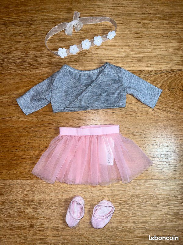 36 cm Ma Corolle tenue de danse avec tutu chaussons cache cœur et bandeau fleuri (image 4)