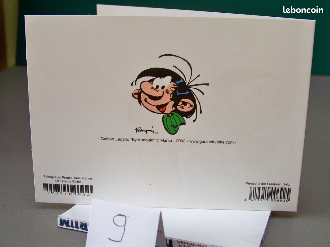 Cartes postales doubles Gaston Lagaffe 2003_2 (image 12)