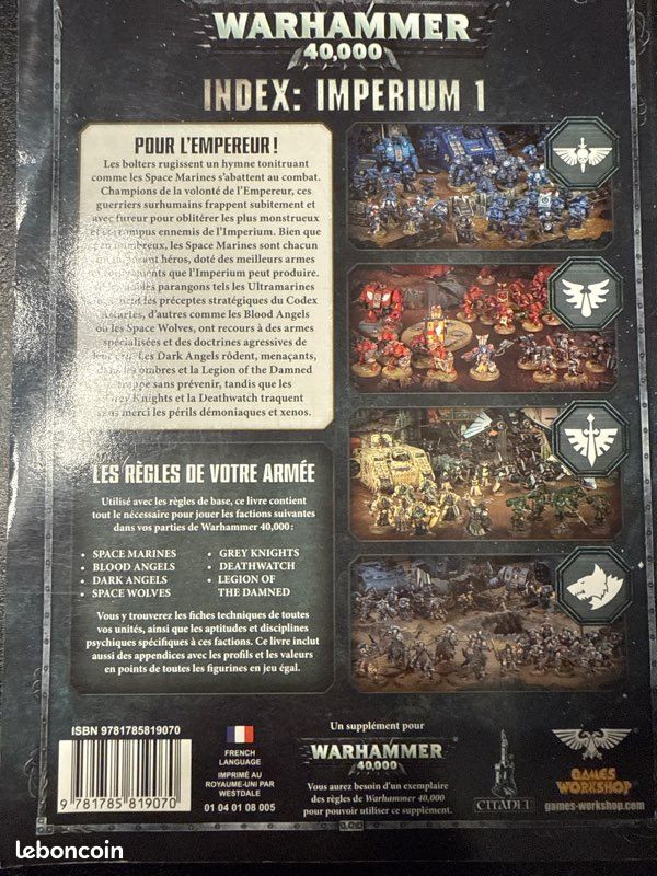 Warhammer, 40000. Index Imperium un et deux (image 4)