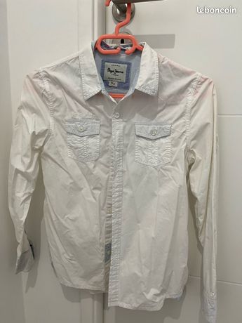 Pepe Jeans Jayme SS Chemise Garçon - 100% Coton, Col Boutonné, Manches Courtes - Style Décontracté Et Confortable Pour Enfants