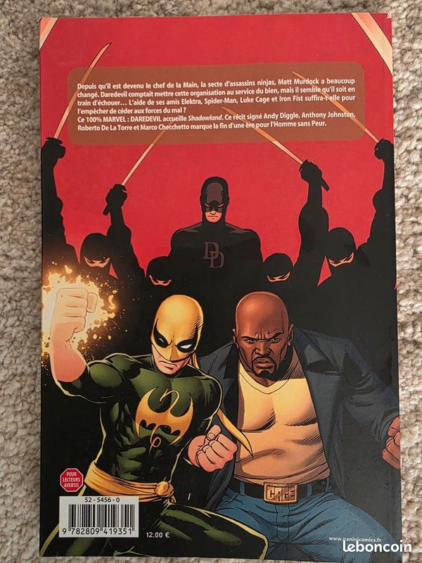 Album 100% Marvel "Daredevil : Shadowland" Vol. 22 (image 2)