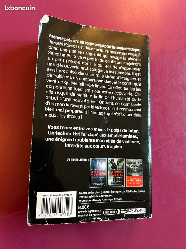 Tome 2 Altered Carbon de Richard Morgan - Anges Déchus (image 2)