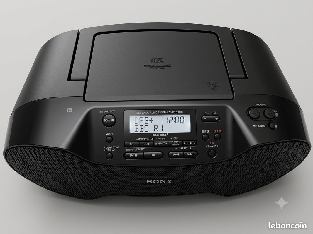 Radio CD/Bluetooth/USBSony ZS- RS60BT (image 2)