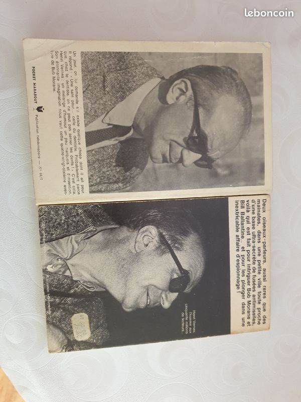 Lot 2 livres Bob Morane Mainate et Papillon (image 2)