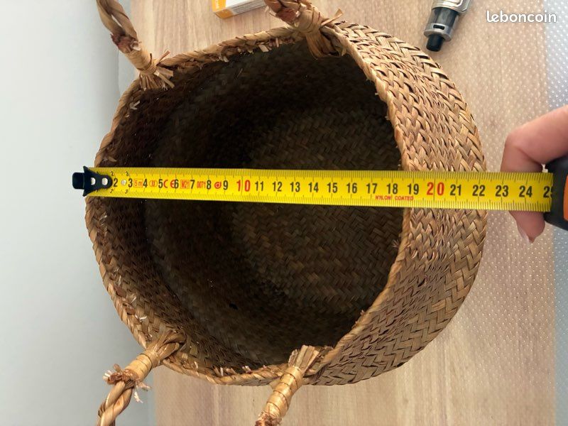 Lot panier osier (image 2)