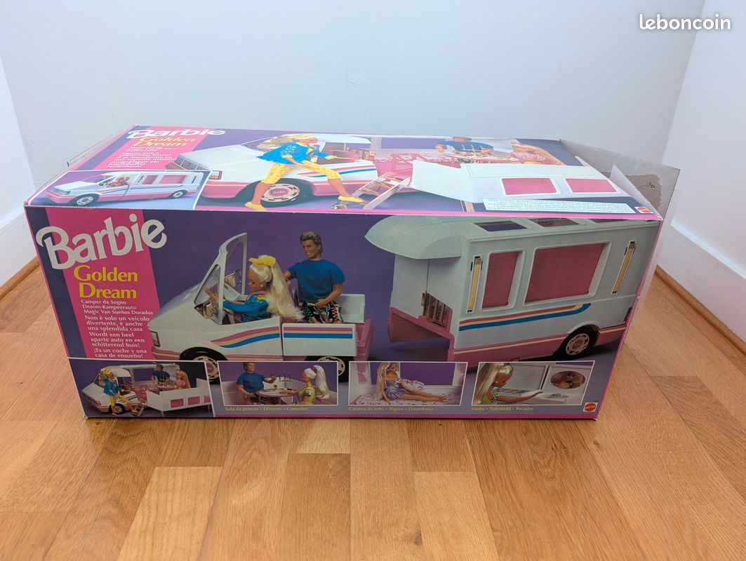Camping-car barbie golden dream Collection
