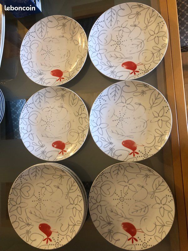 Grandes assiettes Monoprix (image 1)