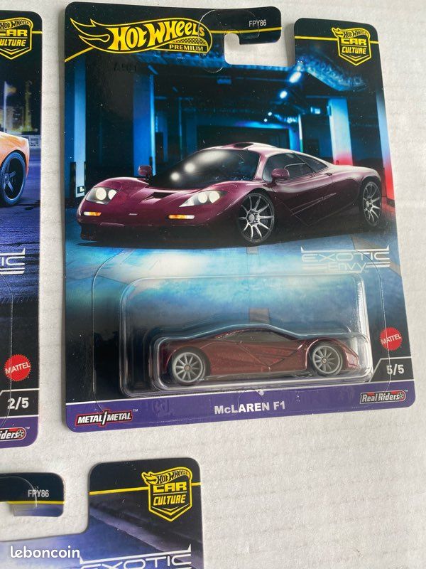 Set Hot Wheels Exotic Envy - Série 5/5 - 1:64 - BMW, Porsche, Lamborghini, Aston Martin - NEUF
