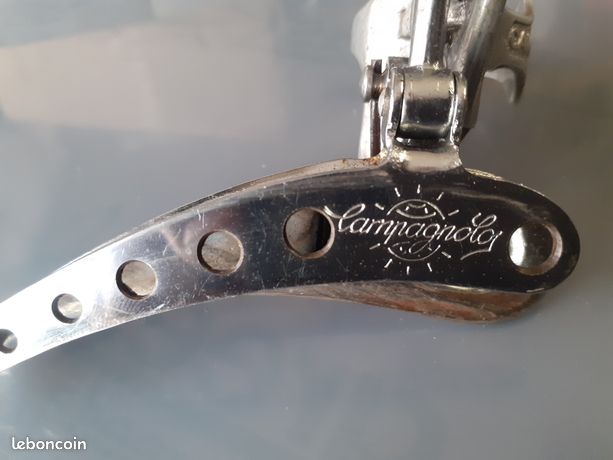 Vintage Campagnolo Nuovo Record Front Derailleur 25.4mm Double Retro Clamp On