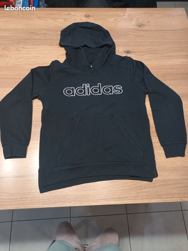Sweat à capuche adidas 9-10 ans (image 1)