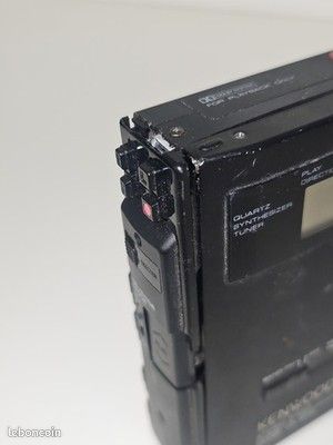 Radio-cassette Stéréo Kenwood CP-S710 – Vintage Rare – Noir – Occasion