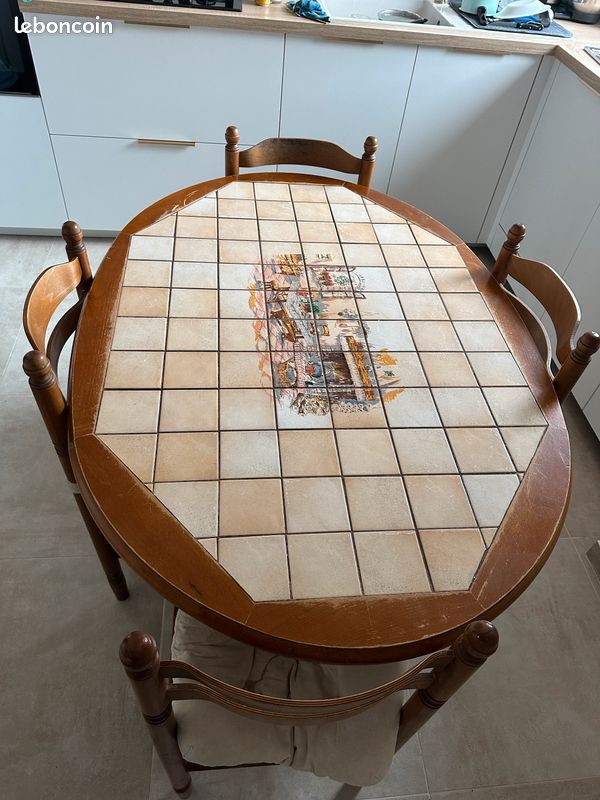 Table + chaise (image 1)