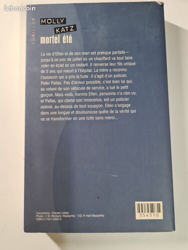 [Livre] Mortel été - Bon état (image 2)