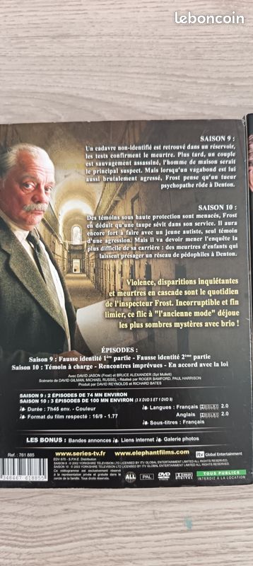 Plusieurs saisons de la série Inspecteur Frost en DVD (image 7)