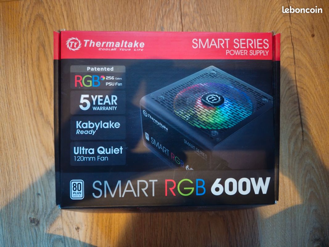 Alimentation thermaltake RGB 600w (image 1)