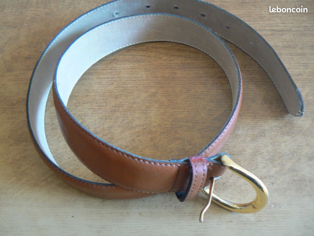 Polo Ralph Lauren - Ceinture en cuir lisse avec logo poney - Fauve | ASOS