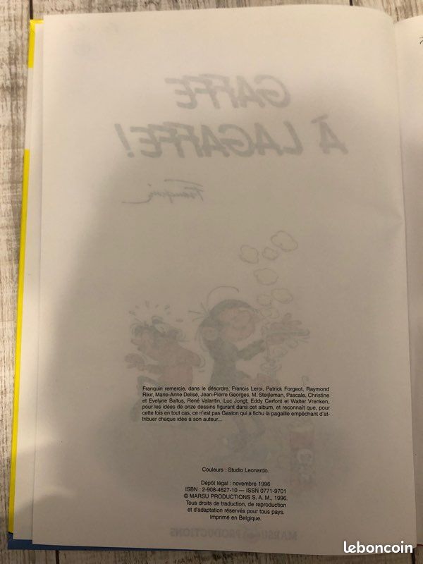 BD Gaffe à Lagaffe (Numéro 15) (image 4)