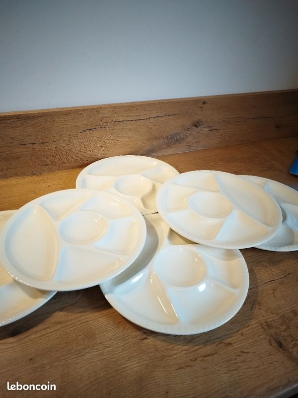 Assiettes à fondue Gien (image 1)