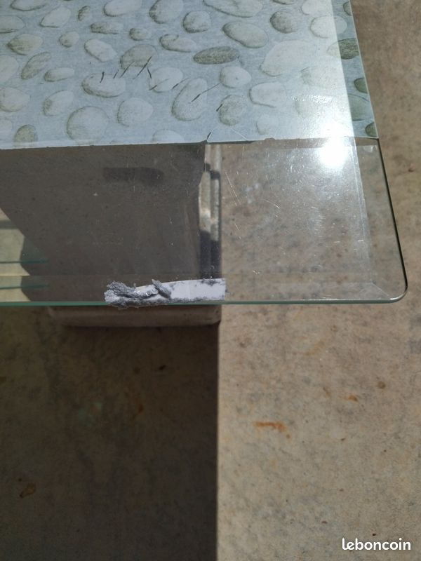 TABLE BASSE en verre (image 6)