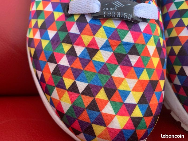 Baskets Adidas ZX FLUX MULTICOLORES Chaussures