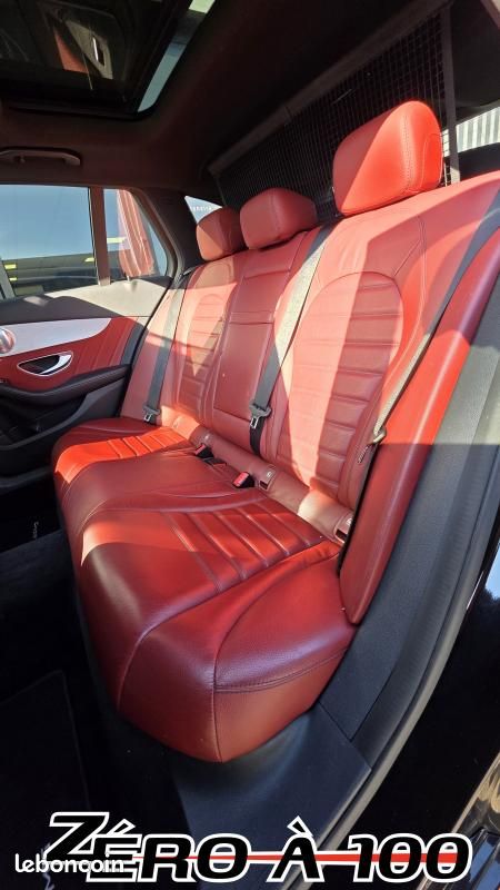 Mercedes Classe C 200 2.1D AMG LINE – AIRMATIC TOIT PANO INTÉRIEUR ROUGE (image 7)