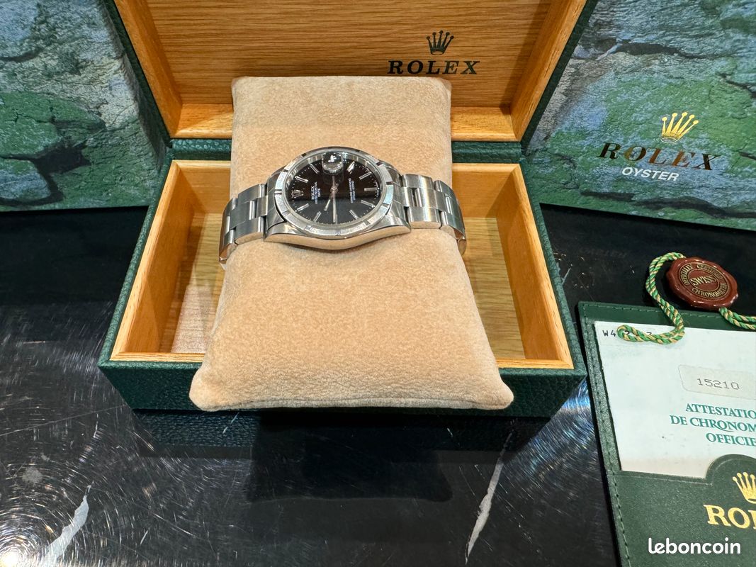 Rolex Oyster Perpetual Date 15210 - Full Set 1995 (image 9)