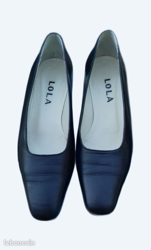 Escarpin femme bleu 37.5 (image 1)