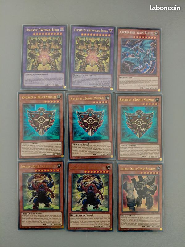LOT DECKS CARTES Yu-Gi-Oh! GX Le paradoxe des Partiels Obelisk Assaut