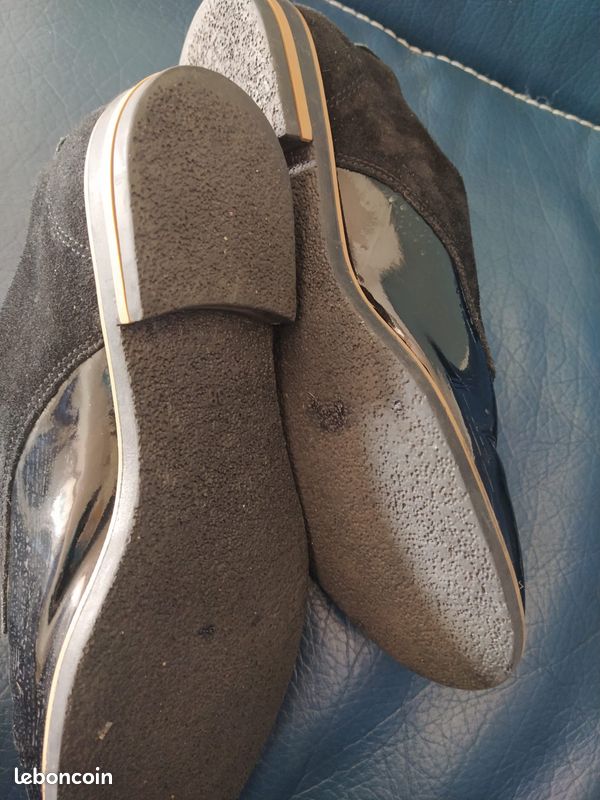 Chaussures derby femme T 38, tout cuir (image 2)