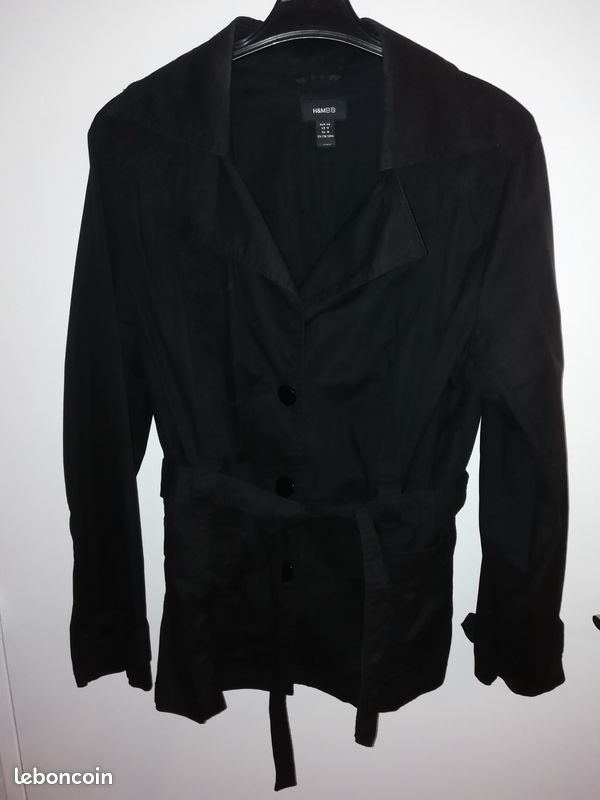 Veste légère noire H&M taille 48 (image 2)
