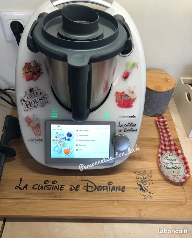 Planche bois personnalisée thermomix (image 1)