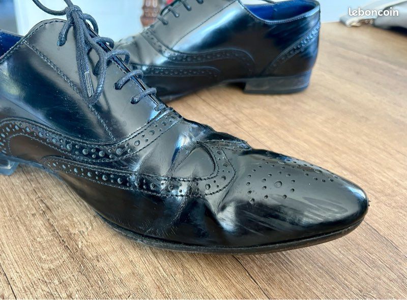 Chaussures homme Richelieu noir (image 10)